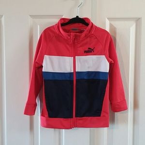 Puma Boys Full Zip Track Jacket